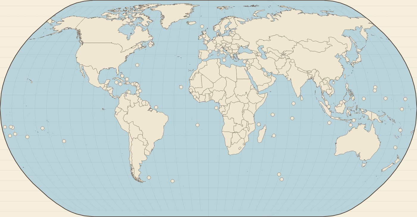 Geopardy's world map country-location quiz